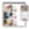 Image of a list of classes on a Wix Bookings website on desktop and mobile.